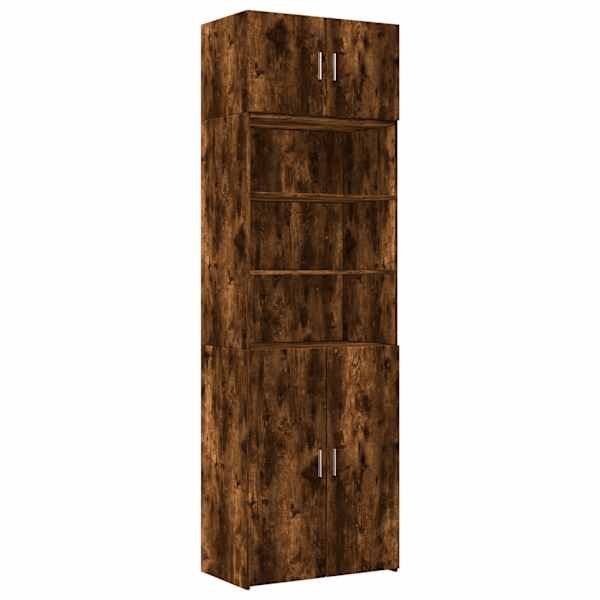 Hoiukapp, suitsutatud tamm, 70 × 42,5 × 225 cm tehispuit