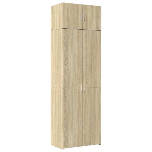 Hoiukapp, Sonoma tamm, 70 × 42,5 × 225 cm, tehispuit