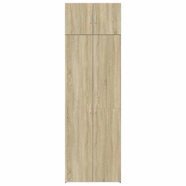 Hoiukapp, Sonoma tamm, 70 × 42,5 × 225 cm, tehispuit