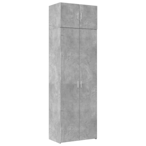 Hoiukapp, betoonhall, 70 × 42,5 × 225 cm, tehispuit