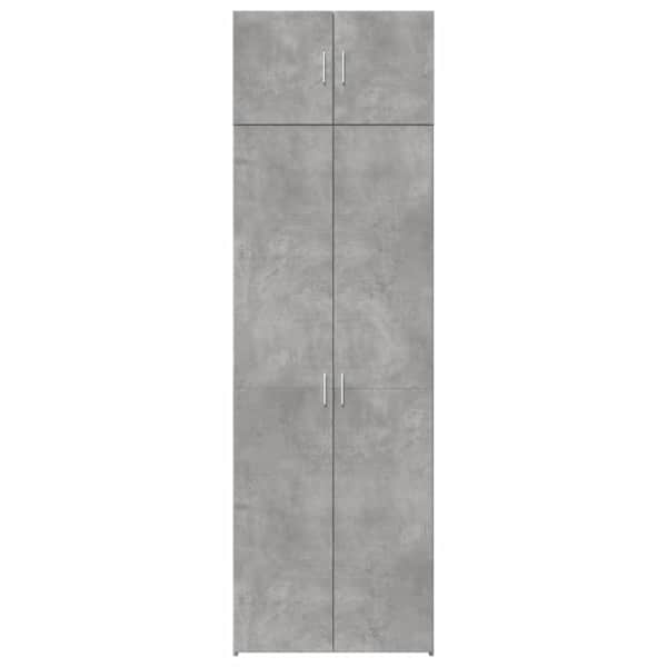 Hoiukapp, betoonhall, 70 × 42,5 × 225 cm, tehispuit
