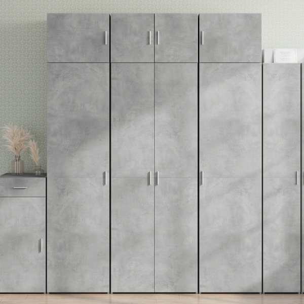 Hoiukapp, betoonhall, 70 × 42,5 × 225 cm, tehispuit