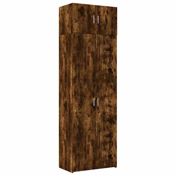 Hoiukapp, suitsutatud tamm, 70 × 42,5 × 225 cm tehispuit