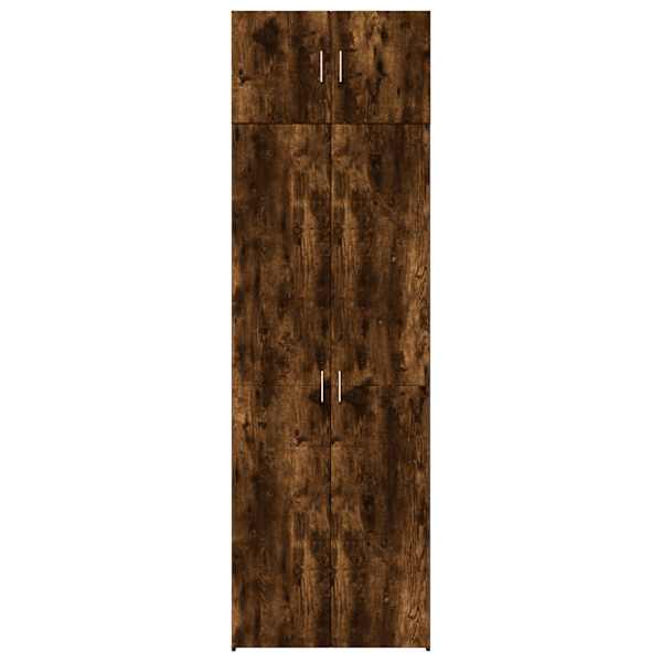 Hoiukapp, suitsutatud tamm, 70 × 42,5 × 225 cm tehispuit