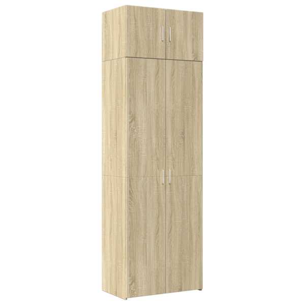 Hoiukapp, Sonoma tamm, 70 × 42,5 × 225 cm, tehispuit