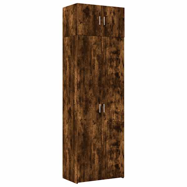 Hoiukapp, suitsutatud tamm, 70 × 42,5 × 225 cm tehispuit