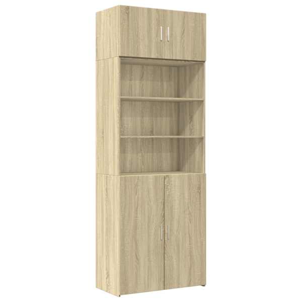 Hoiukapp, Sonoma tamm, 80 × 42,5 × 225 cm, tehispuit