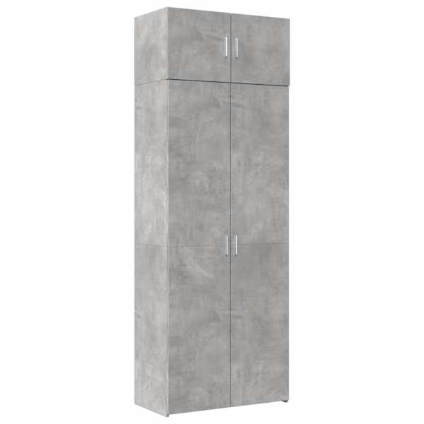 Hoiukapp, betoonhall, 80 × 42,5 × 225 cm, tehispuit