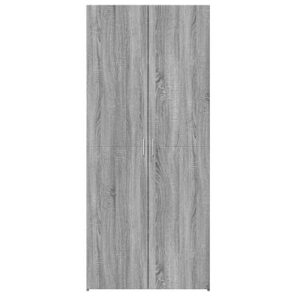 Kõrge kapp, hall Sonoma tamm, 80 × 42,5 × 185 cm tehispuit