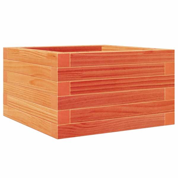 Taimekast 40 × 40 × 23 cm, täismännipuit – vahapruun