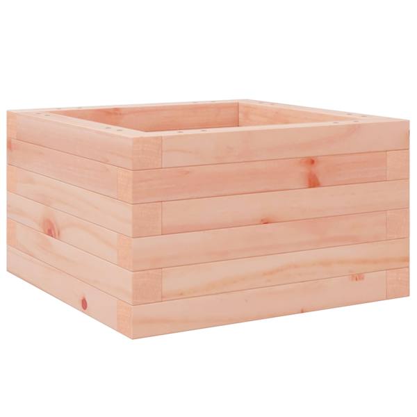 Taimekast 40 × 40 × 23 cm, ebatsuugapuit (töötlemata) – naturaalne ebatsuuga