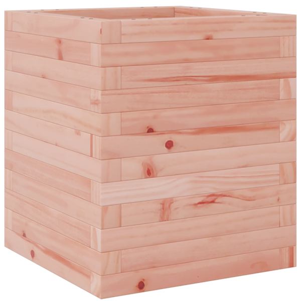 Taimekast 40 × 40 × 46 cm, ebatsuugapuit (töötlemata) – naturaalne ebatsuuga