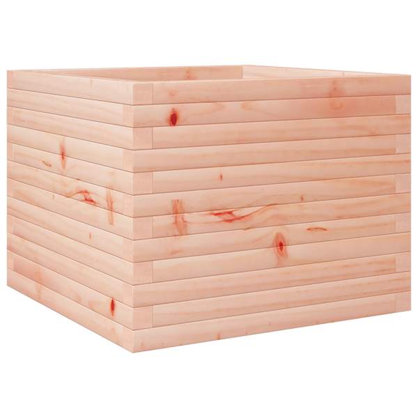 Taimekast 60 × 60 × 46 cm, ebatsuugapuit (töötlemata) – naturaalne ebatsuuga