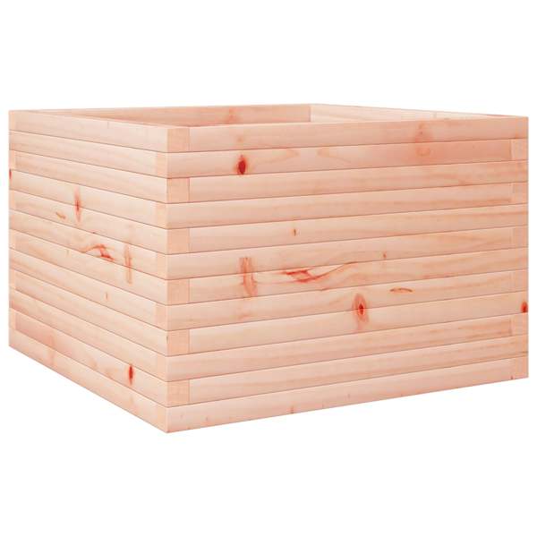 Taimekast 70 × 70 × 46 cm, ebatsuugapuit (töötlemata) – naturaalne ebatsuuga