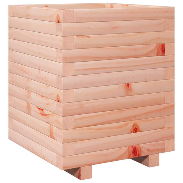Taimekast 40 × 40 × 49,5 cm, ebatsuugapuit (töötlemata) – naturaalne ebatsuuga