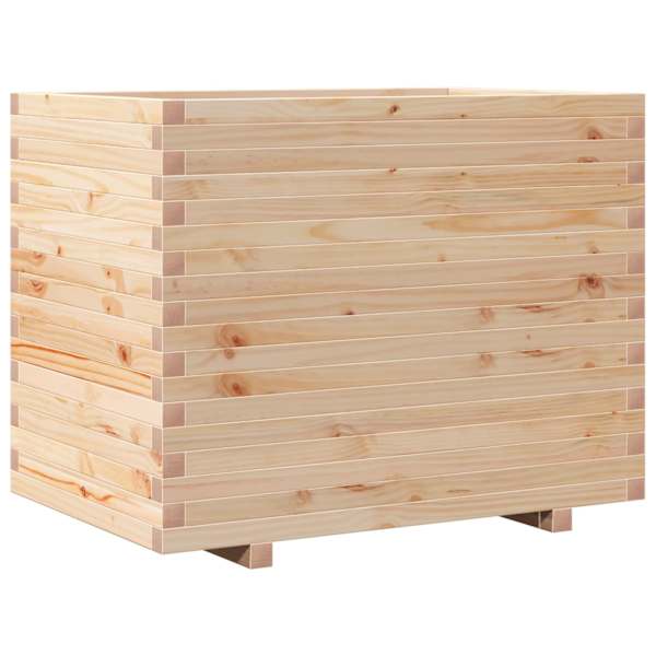 Taimekast 90 × 60 × 72 cm, männipuit (töötlemata) – naturaalne männipuit