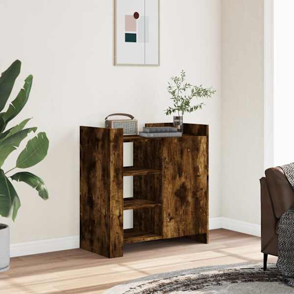 Puhvetkapp, suitsutatud tamm, 73,5 × 35 × 75 cm, tehispuit