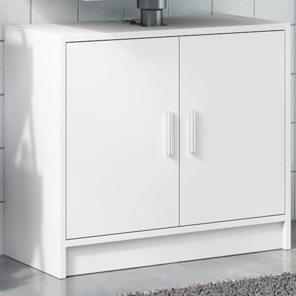 Valamukapp, valge, 63 × 29 × 55 cm tehispuit