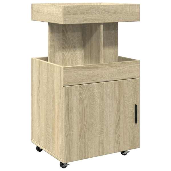 Baarikäru Sonoma tamm 50 × 41 × 89 cm tehispuit