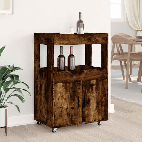 Baarikäru suitsutatud tamm 60 × 39,5 × 89 cm tehispuit