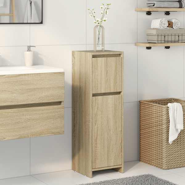 Vannitoakapp Sonoma tamm 30 × 30 × 95 cm tehispuit