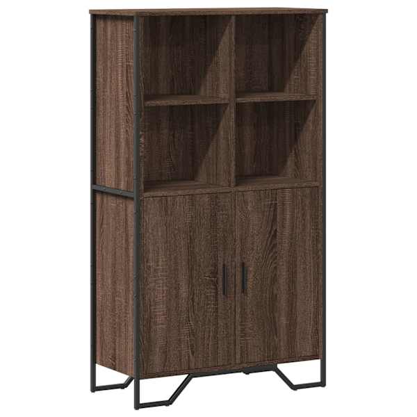 Kõrge kapp pruun tamm, 79,5 × 35,5 × 137,5 cm, tehispuit