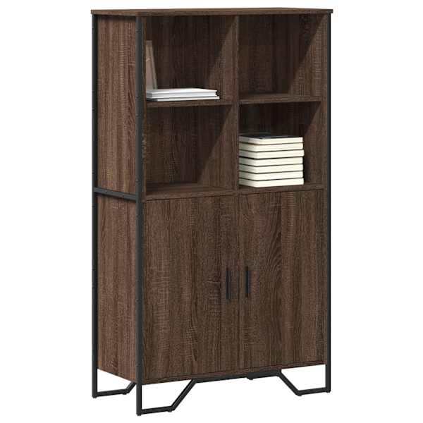 Kõrge kapp pruun tamm, 79,5 × 35,5 × 137,5 cm, tehispuit