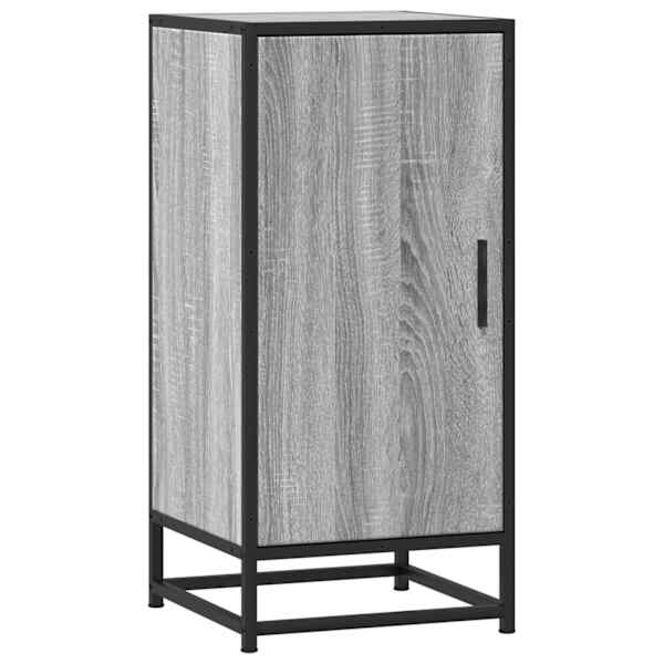 Puhvetkapp, hall Sonoma tamm, 35,5 × 35 × 76 cm, tehispuit/metall