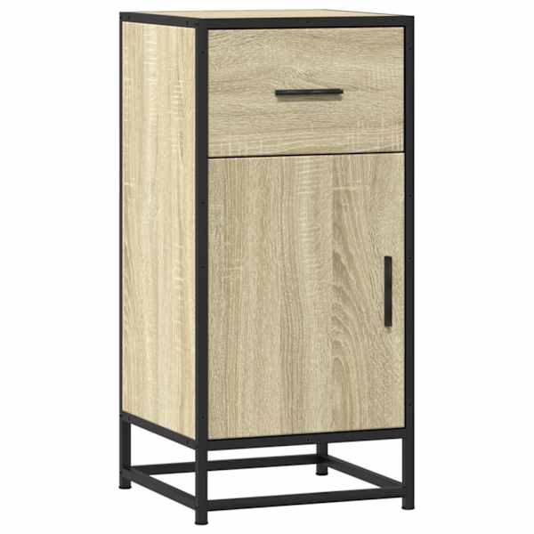 Puhvetkapp, Sonoma tamm, 35,5 × 35 × 76 cm tehispuit ja metall