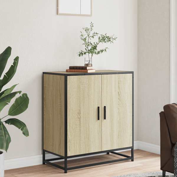 Puhvetkapp, Sonoma tamm, 68 × 35 × 76 cm tehispuit ja metall