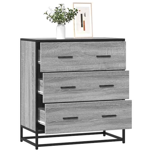 Puhvetkapp Hall Sonoma 68 × 35 × 76 cm Engineered Wood and Metal