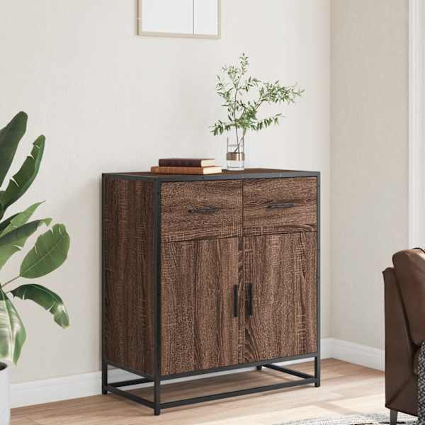 Puhvetkapp pruun tamm 68 × 35 × 76 cm Engineered Wood