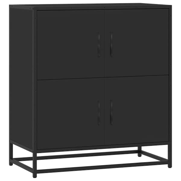 Puhvetkapp, must, 68 × 35 × 76 cm, tehispuit