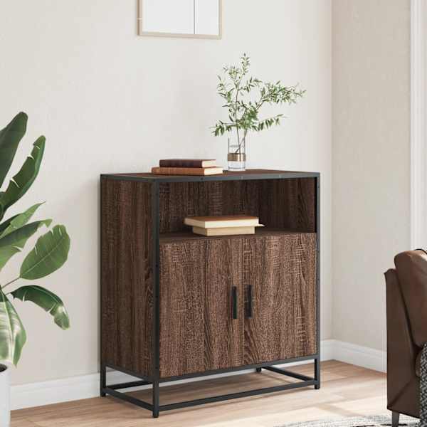 Puhvetkapp pruun tamm 68 × 35 × 76 cm Engineered Wood