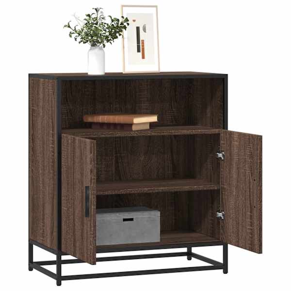 Puhvetkapp pruun tamm 68 × 35 × 76 cm Engineered Wood