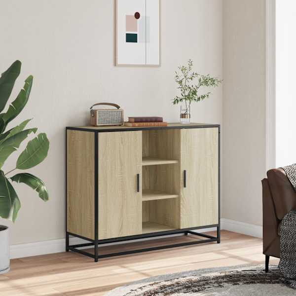Puhvetkapp sonoma tamm 92 × 35 × 76 cm Engineered Wood