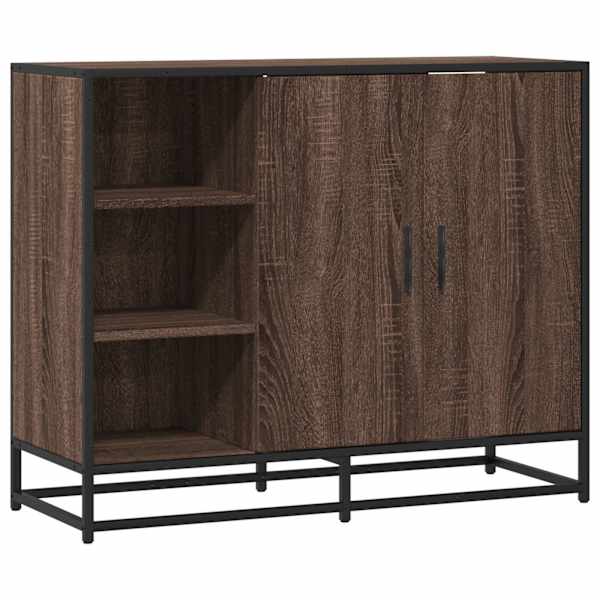 Puhvetkapp pruun tamm 92 × 35 × 76 cm Engineered Wood