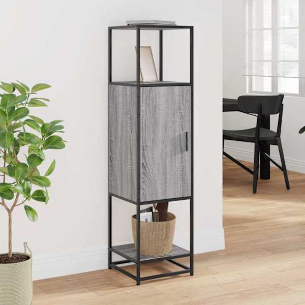 Highboard Hall Sonoma projekteeritud puit ja metall