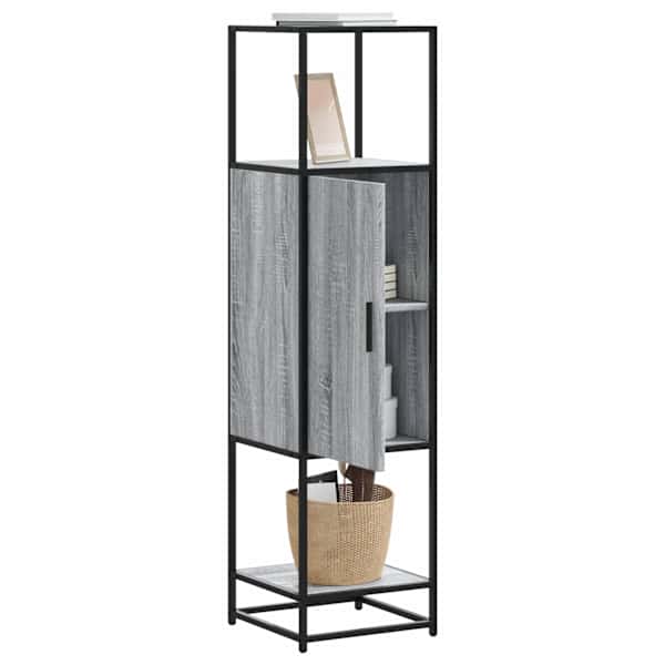 Highboard Hall Sonoma projekteeritud puit ja metall