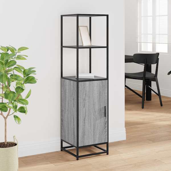 Highboard Hall Sonoma projekteeritud puit ja metall