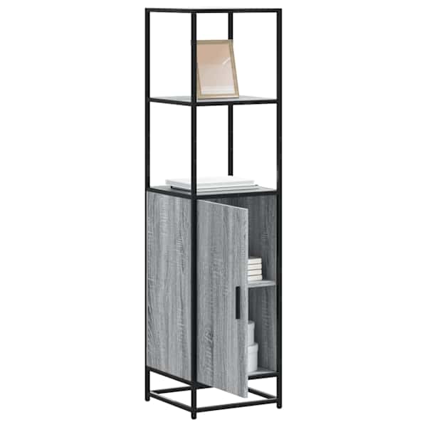 Highboard Hall Sonoma projekteeritud puit ja metall