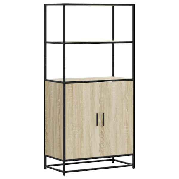 Highboard Sonoma tamm 68 × 35 × 139 cm Engineered Wood and Metal