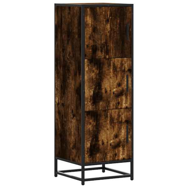Highboard suitsutamm 35,5 × 35 × 106,5cm inseneritud puit ja metall