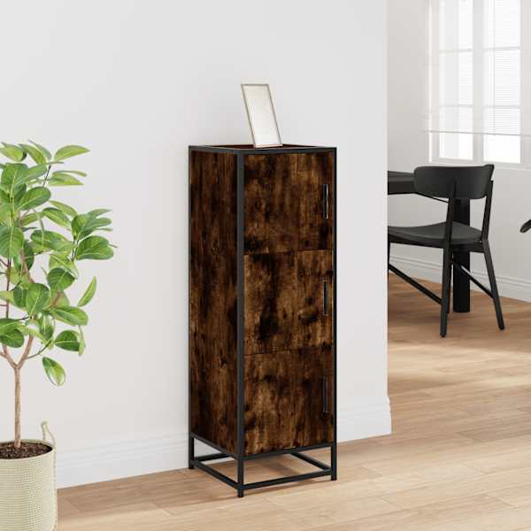 Highboard suitsutamm 35,5 × 35 × 106,5cm inseneritud puit ja metall