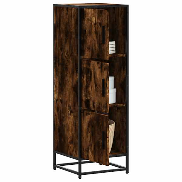 Highboard suitsutamm 35,5 × 35 × 106,5cm inseneritud puit ja metall