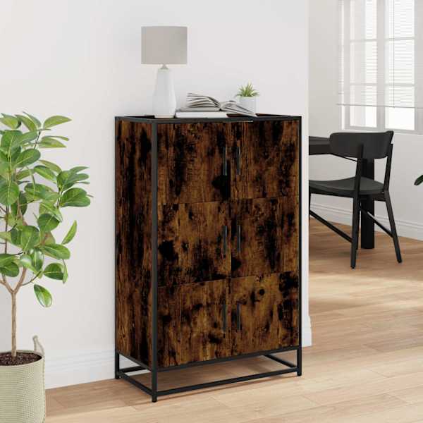 Highboard suitsutamm projekteeritud puit ja metall