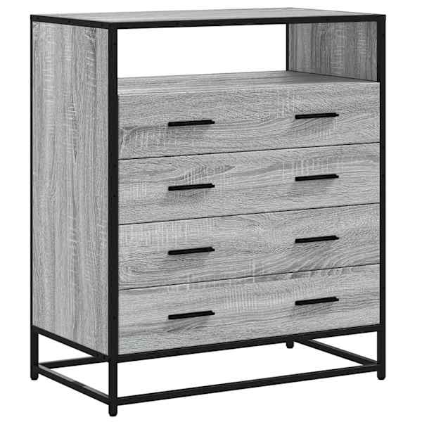 Kummut, hall Sonoma tamm, 70 × 41 × 83,5 cm, tehispuit