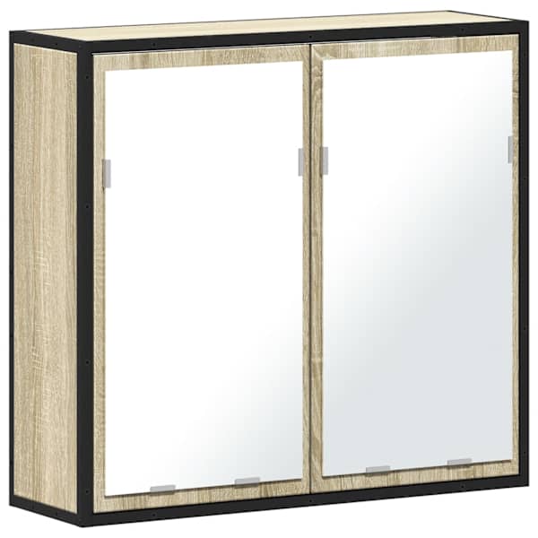 Vannitoa peegelkapp, Sonoma tamm, 65 × 20 × 60 cm, töödeldud puit