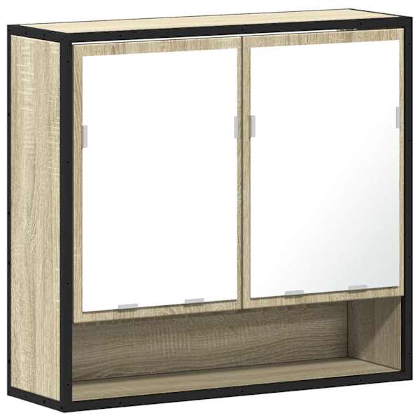 Vannitoa peegelkapp, Sonoma tamm, 65 × 20 × 60 cm, töödeldud puit
