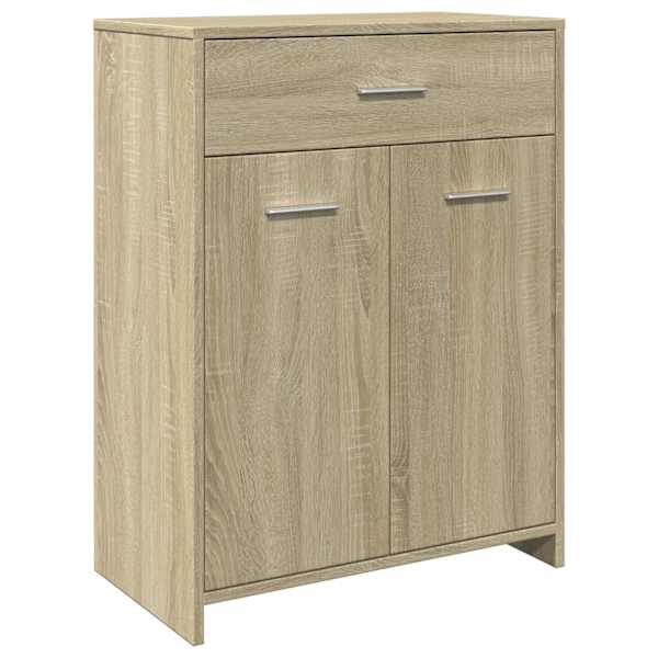 Vannitoakapp Sonoma tamm 60 × 33 × 80 cm tehispuit